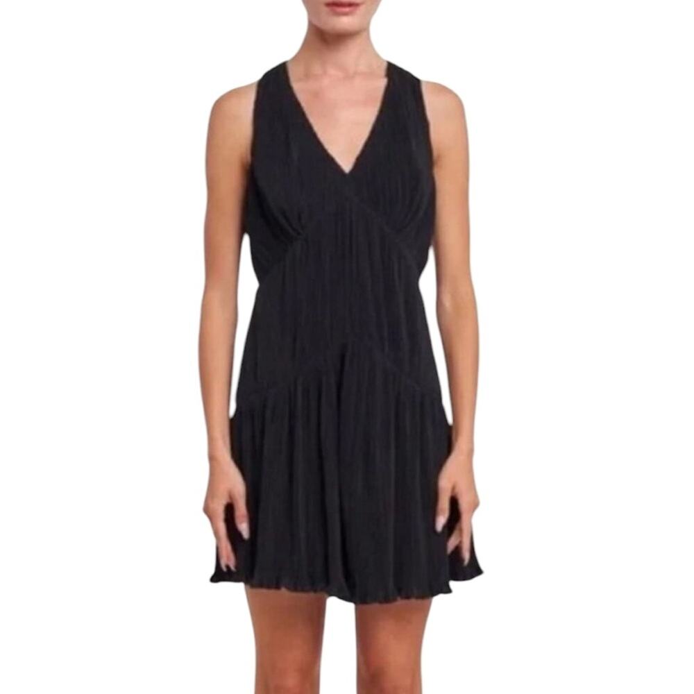 *NWOT Ciebon Black Halter Mini Dress – Sz Large